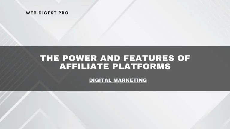 The Power and Features of Affiliate Platforms: An Example with AspectPal