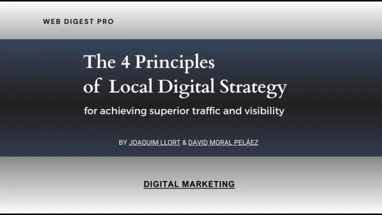 The 4 Principles of Local Digital Strategy: From ‘Being There’ to ‘Standing Out’