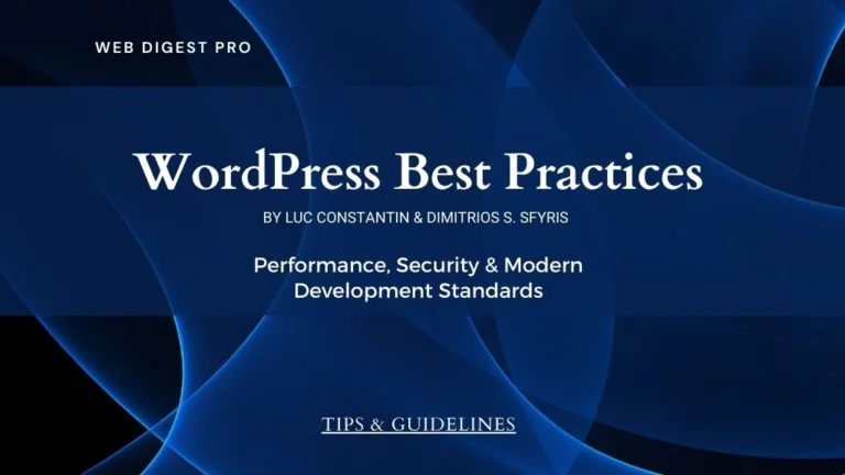 WordPress Best Practices for 2026